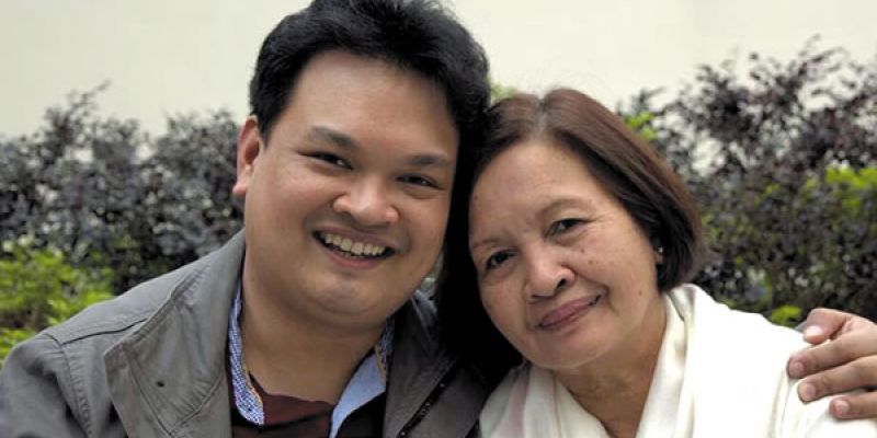 Fr. Andrei and his mother