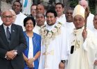 President and Mrs. Konrote with the ordination group